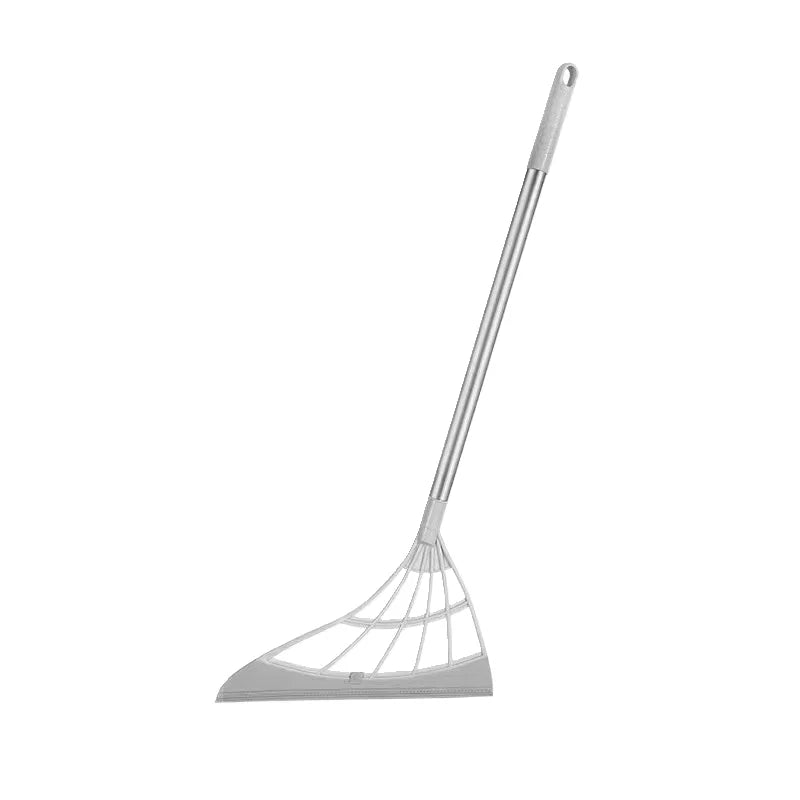 Silicone Rubber Broom & Floor Squeegee – Pet Hair, Water & Dust Remover