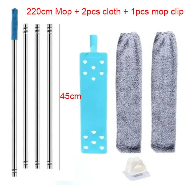 Telescopic Microfiber Broom – Blinds, Ceiling & Home Duster