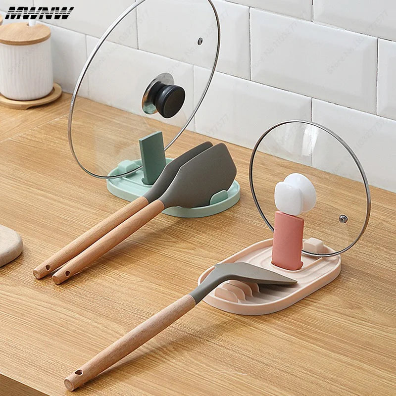 Foldable Kitchen Utensil Holder – Pot Lid & Shovel Rack
