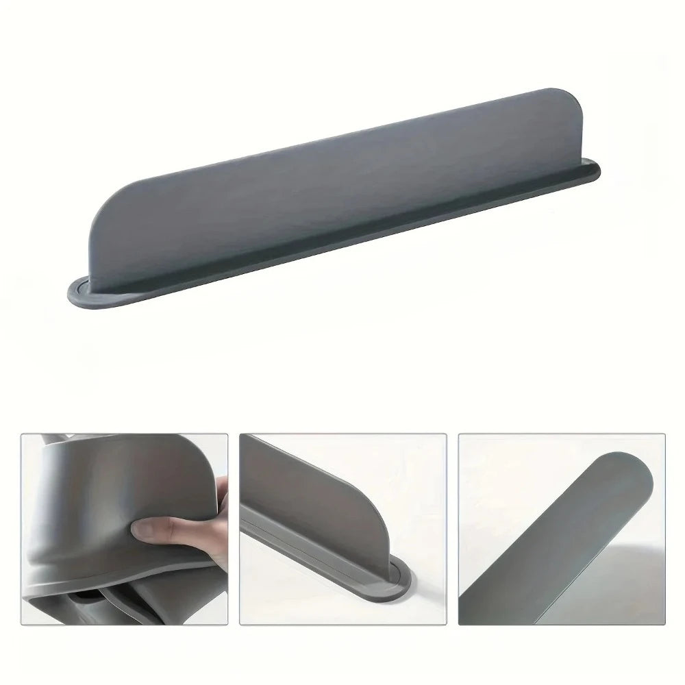 Silicone Sink Splash Guard – Waterproof Countertop Baffle for Kitchen & Bathroom