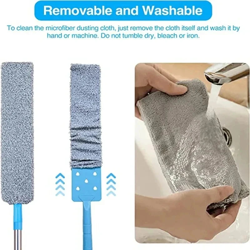 Telescopic Microfiber Broom – Blinds, Ceiling & Home Duster