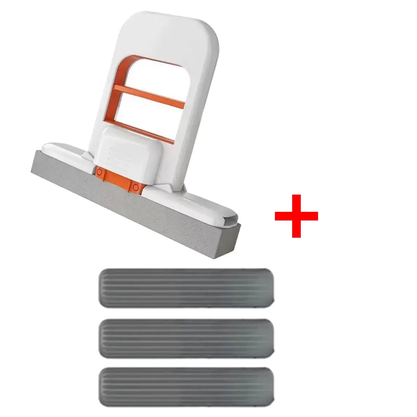 Mini Handheld Sponge Mop – Self-Squeezing, Foldable & Hands-Free Cleaning