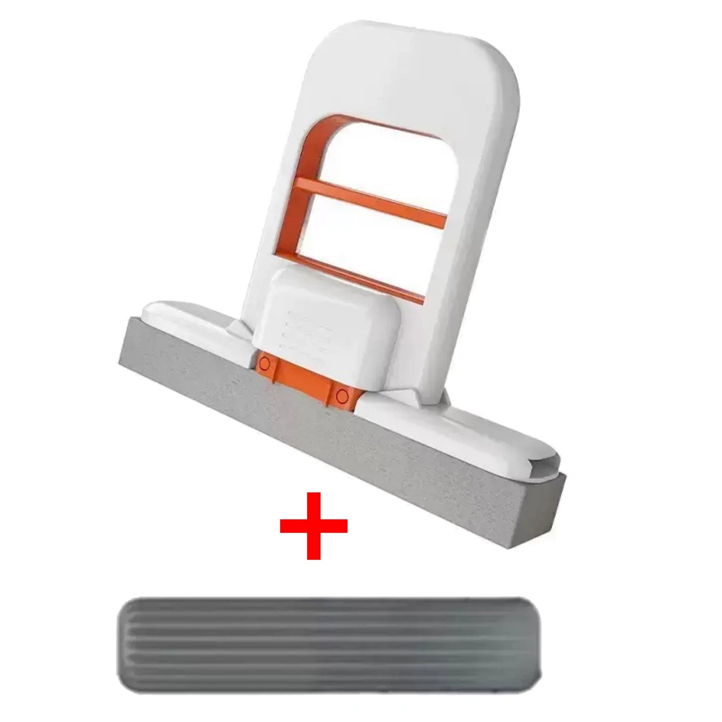 Mini Handheld Sponge Mop – Self-Squeezing, Foldable & Hands-Free Cleaning