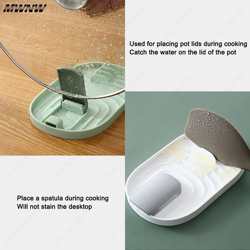 Foldable Kitchen Utensil Holder – Pot Lid & Shovel Rack