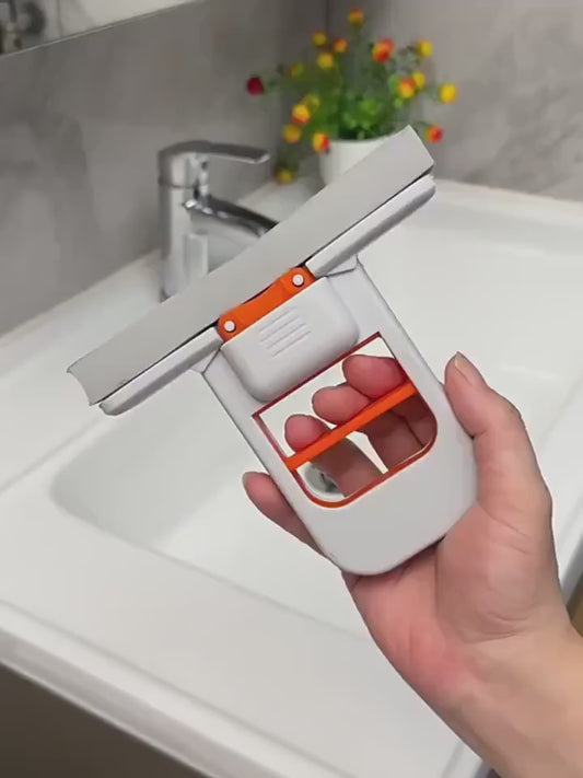 Mini Handheld Sponge Mop – Self-Squeezing, Foldable & Hands-Free Cleaning